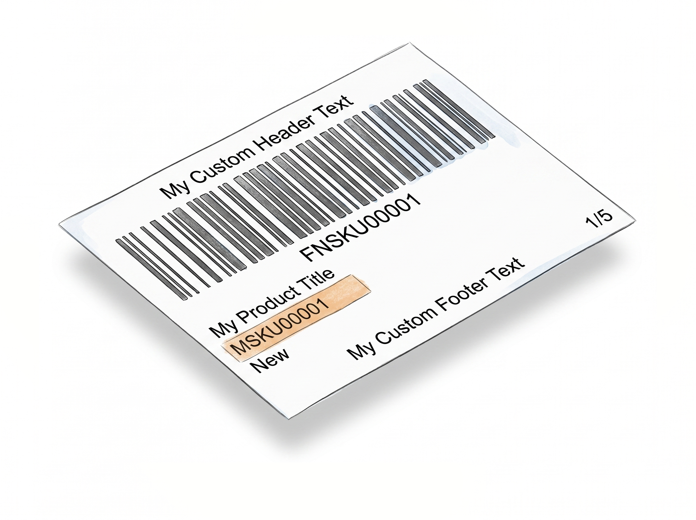 Add MSKU to Product Labels