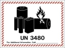Lithium Battery Label UN3090