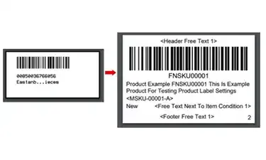 Walmart WFS labels with Label Resizer