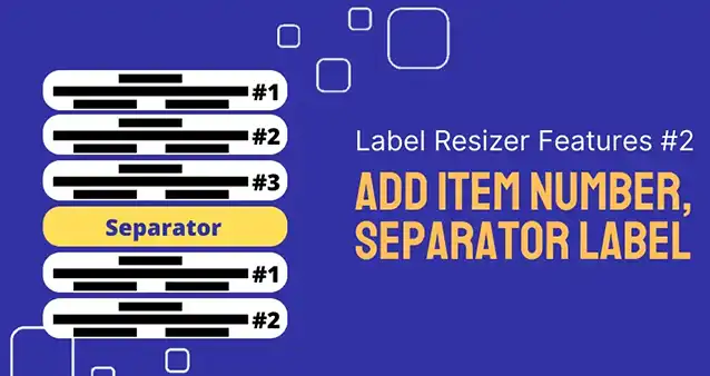 "Separator Label" and "Item Number" "Separator Label" and "Item Number" Features for FBA