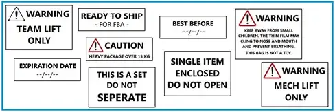 Wide variety of generic labels