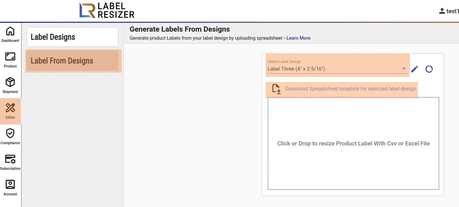 Download Spreadsheet Template