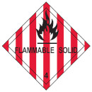 Hazmat Class 4 Label