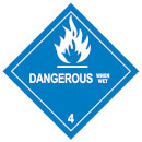 Hazmat Class 4 Label
