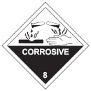 Hazmat Class 8 Label