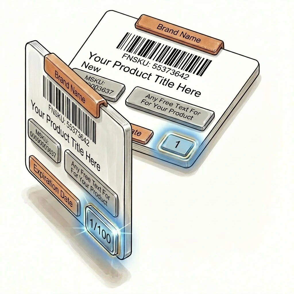 Add Item Number to FNSKU Labels