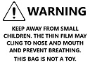 Suffocation Warning Label