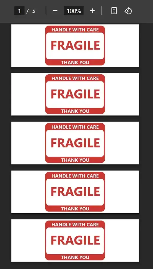 Generated warning labels